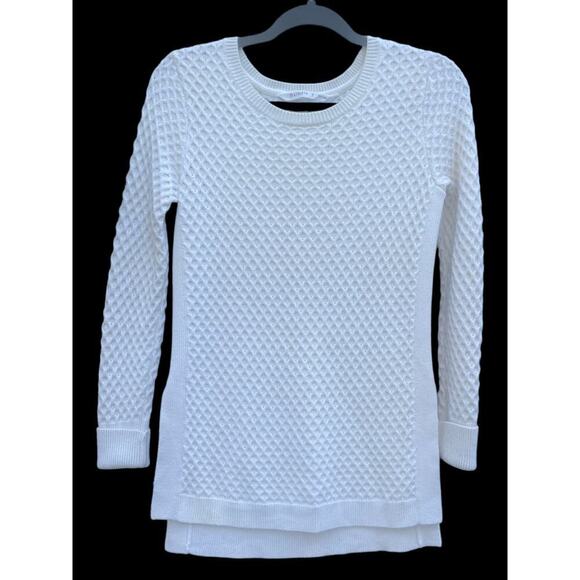 Athleta Sweaters | Athleta Thermal Wool Blend Honeycomb Sweater - Picture 2 of 13